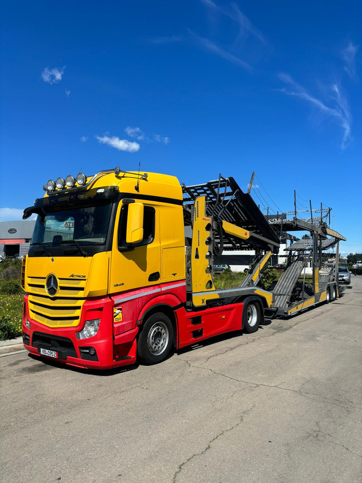 MERCEDES-BENZ ACTROS 450 - Autószállító teherautó: 1 kép. MERCEDES-BENZ ACTROS 450 - Autószállító teherautó: 1 kép.