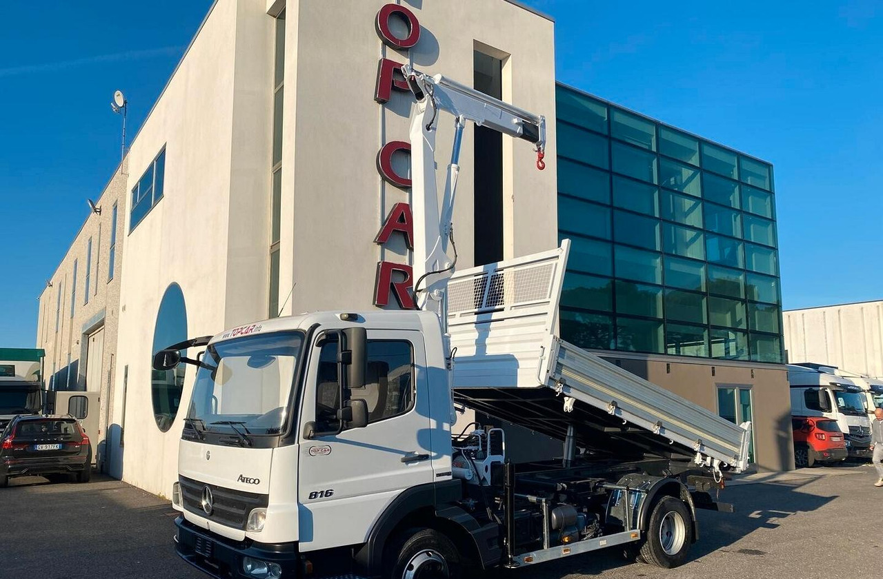 MERCEDES 816 ATEGO RIBALTABILE E GRU - Billenőplatós teherautó, Darus autó: 1 kép. MERCEDES 816 ATEGO RIBALTABILE E GRU - Billenőplatós teherautó, Darus autó: 1 kép.