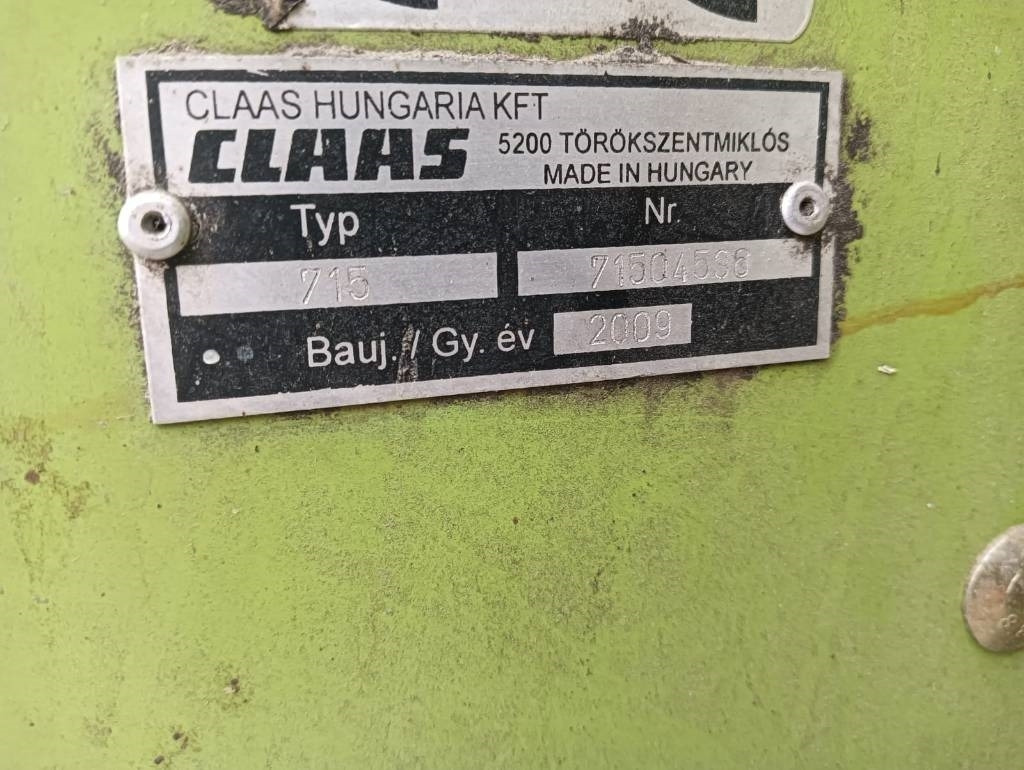 Claas C 750 - Kombájn adapter: 3 kép. Claas C 750 - Kombájn adapter: 3 kép.