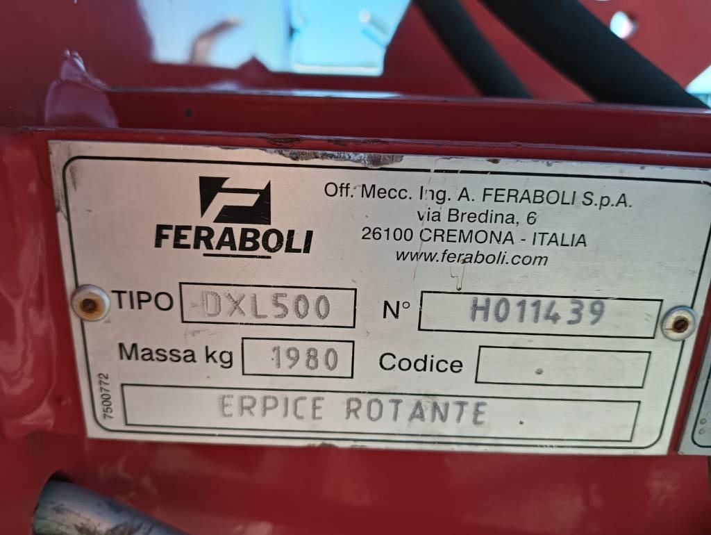Feraboli DXL500 - Talajmaró: 5 kép. Feraboli DXL500 - Talajmaró: 5 kép.
