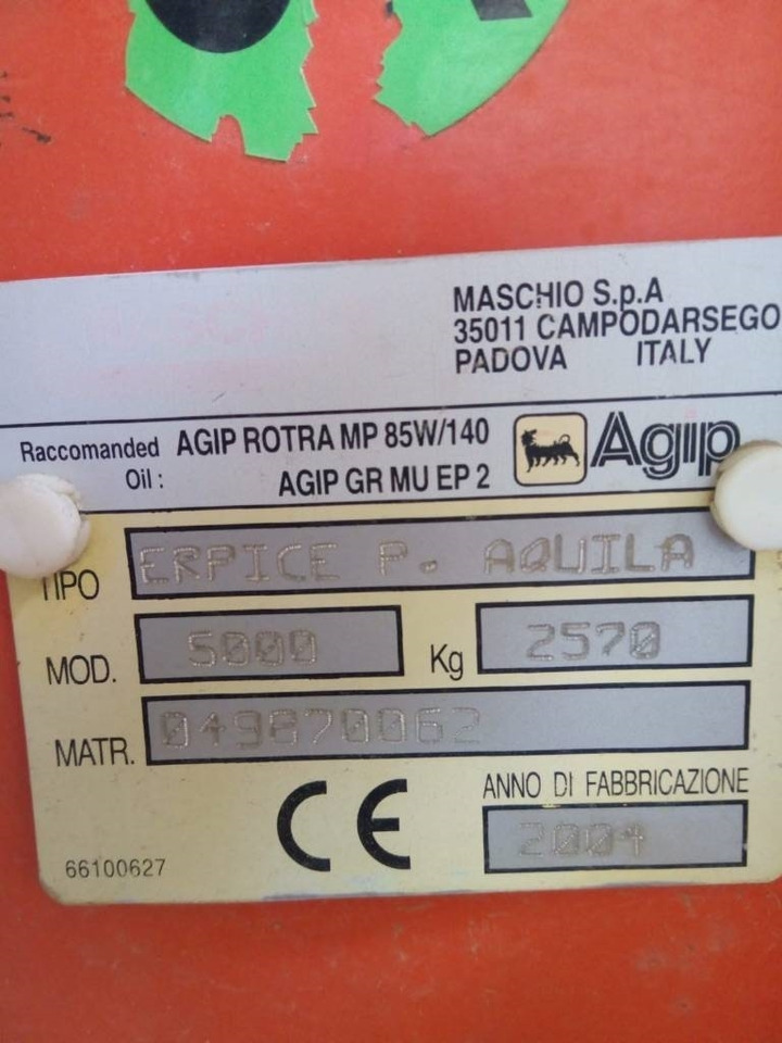 Maschio Aquila 5000 - Borona: 2 kép. Maschio Aquila 5000 - Borona: 2 kép.