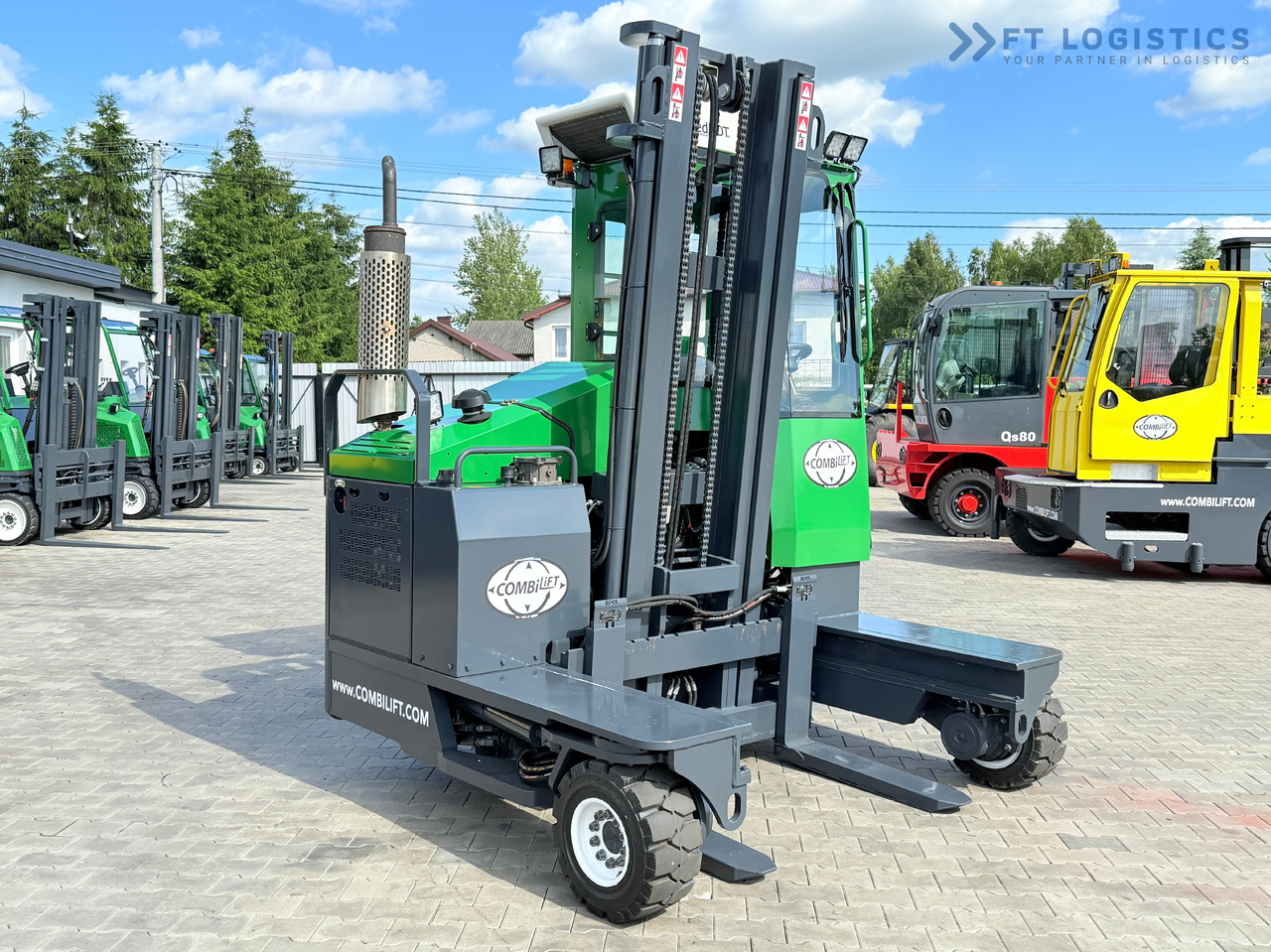Új Négyutas tolóoszlopos targoncá COMBILIFT C3500 / DUPLEX 4100MM / GAS / EXTENDABLE FORKS / CABIN / HEATING + AIR CONDITIONING / LIKE NEW: 5 kép.