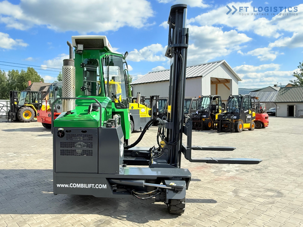Új Négyutas tolóoszlopos targoncá COMBILIFT C3500 / DUPLEX 4100MM / GAS / EXTENDABLE FORKS / CABIN / HEATING + AIR CONDITIONING / LIKE NEW: 22 kép.