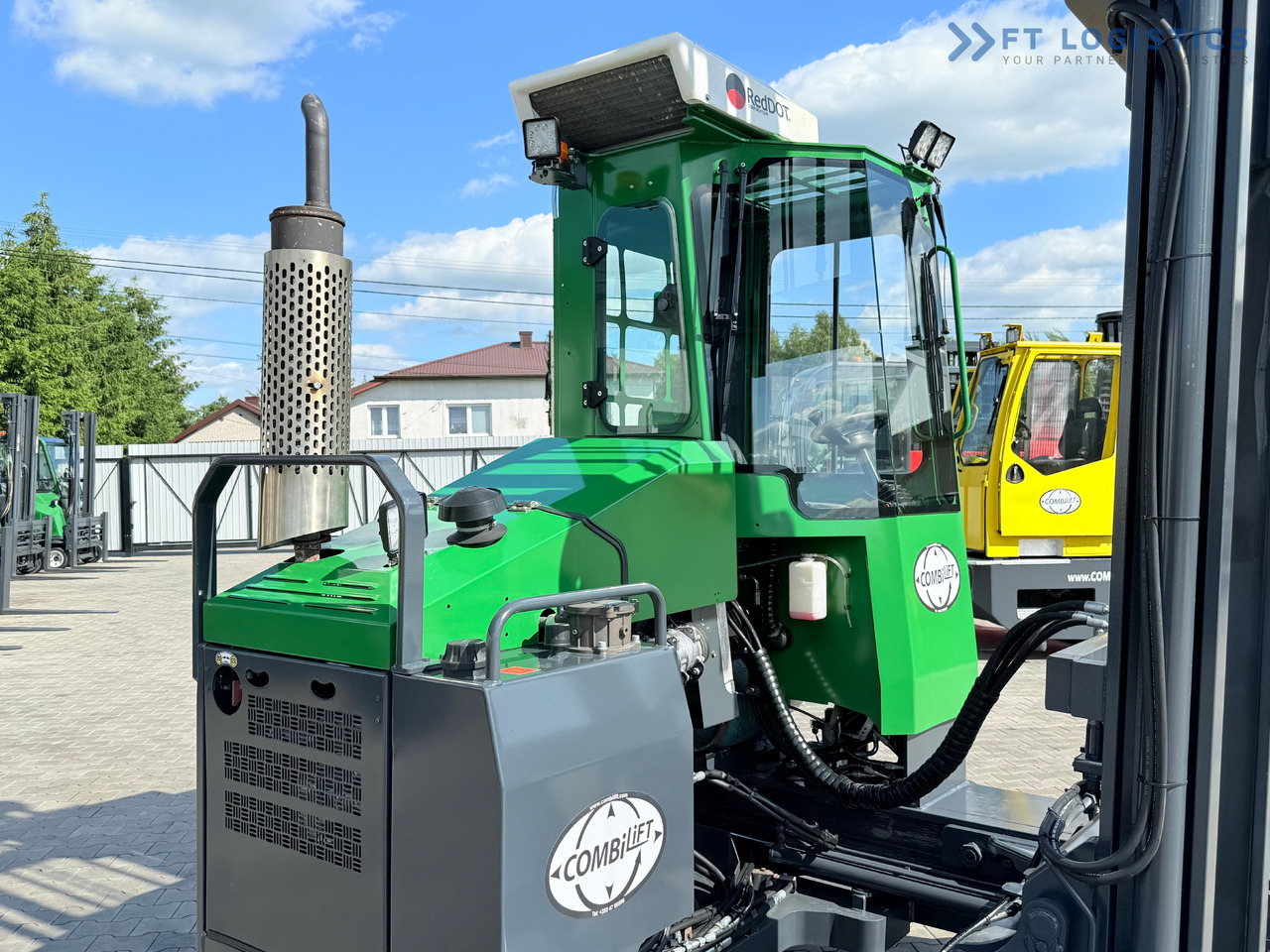 Új Négyutas tolóoszlopos targoncá COMBILIFT C3500 / DUPLEX 4100MM / GAS / EXTENDABLE FORKS / CABIN / HEATING + AIR CONDITIONING / LIKE NEW: 29 kép.
