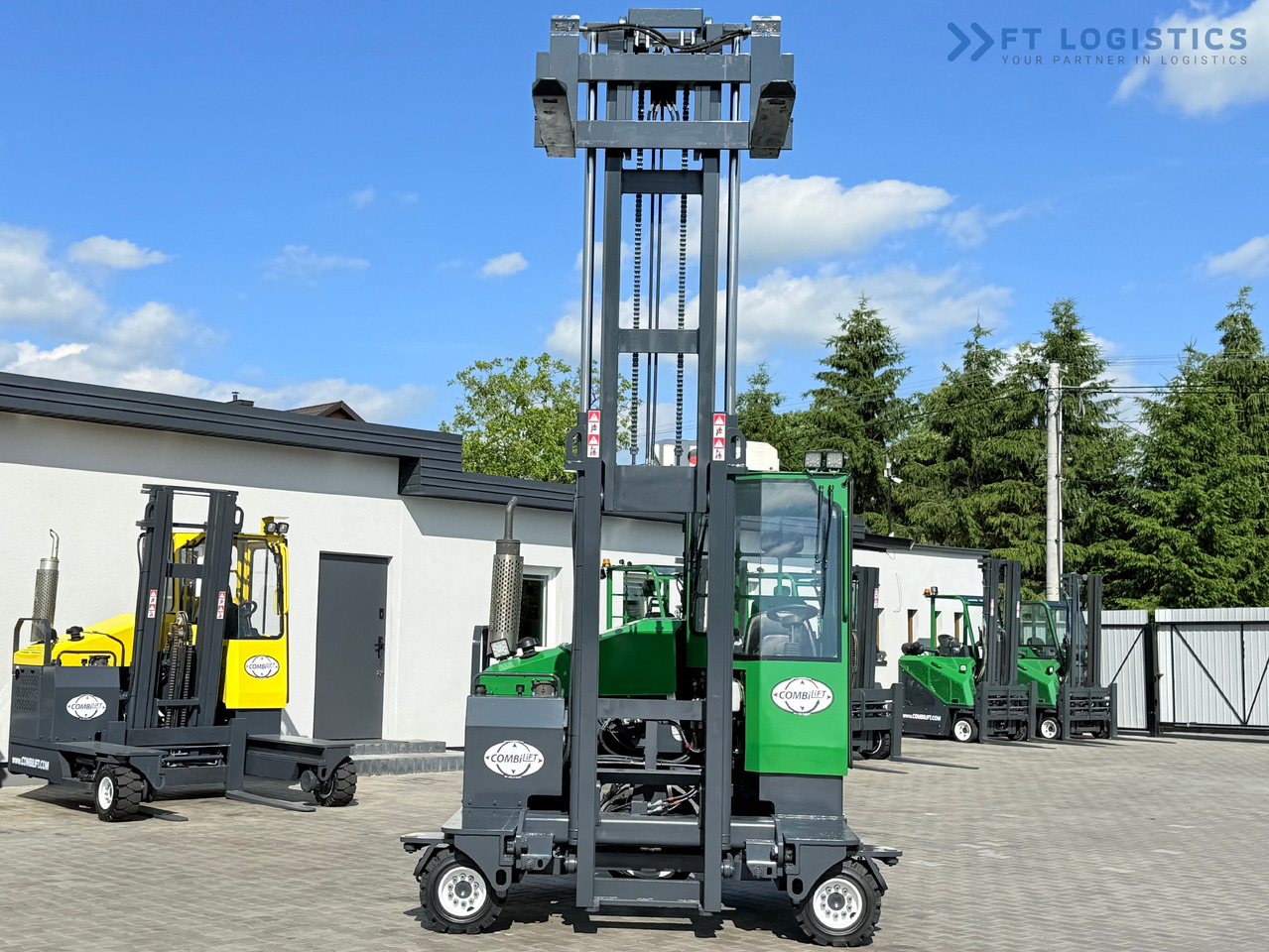 Új Négyutas tolóoszlopos targoncá COMBILIFT C3500 / DUPLEX 4100MM / GAS / EXTENDABLE FORKS / CABIN / HEATING + AIR CONDITIONING / LIKE NEW: 39 kép.