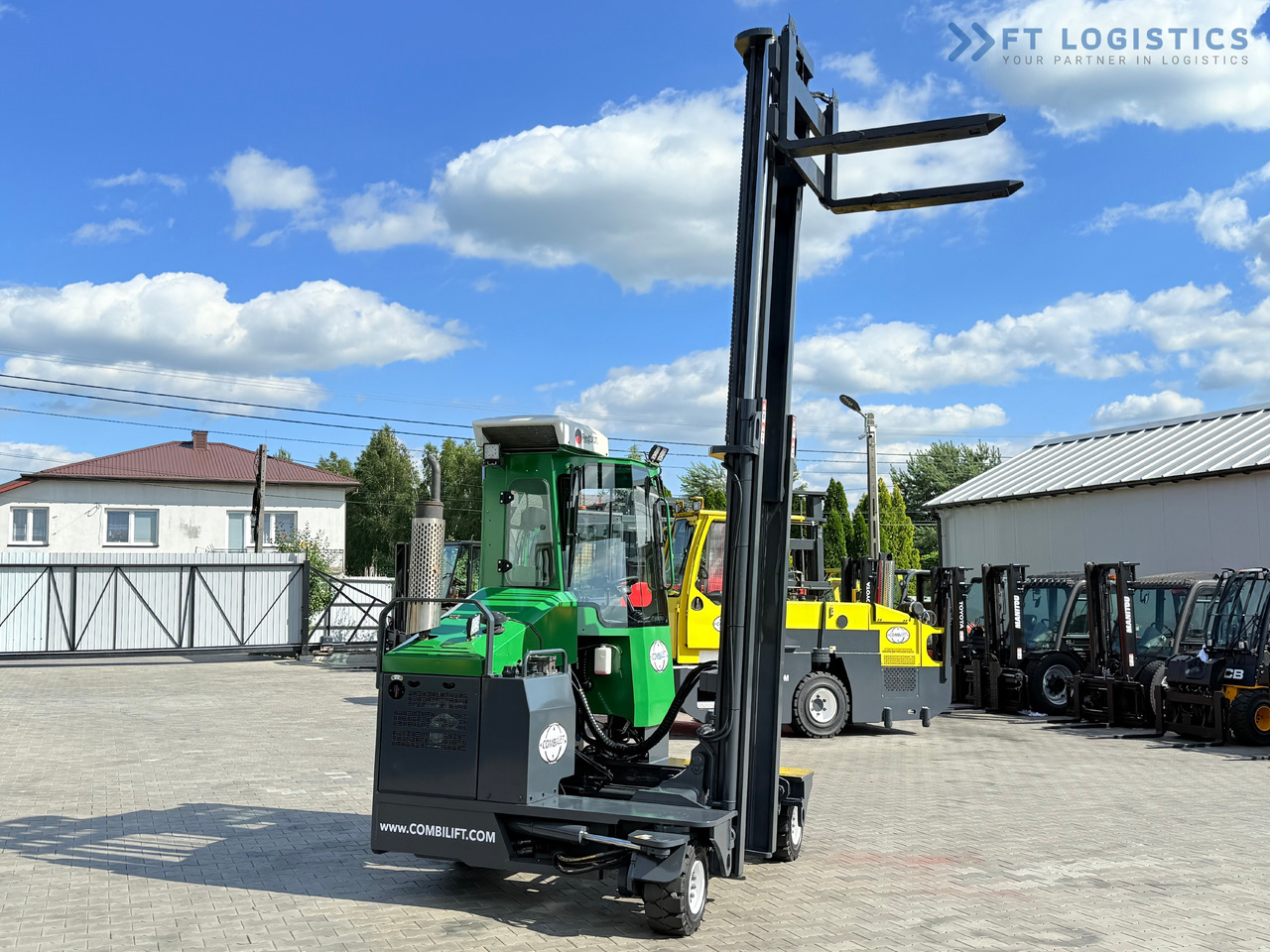Új Négyutas tolóoszlopos targoncá COMBILIFT C3500 / DUPLEX 4100MM / GAS / EXTENDABLE FORKS / CABIN / HEATING + AIR CONDITIONING / LIKE NEW: 28 kép.