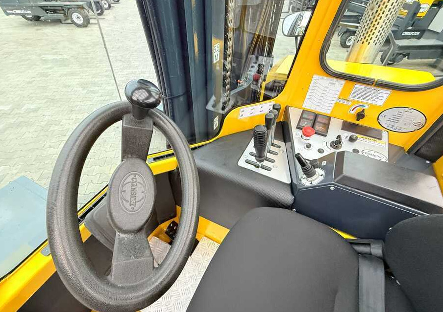 Négyutas tolóoszlopos targoncá Combilift C5000 / TRIPLEX 7500MM / WIDE FORK POSITIONER / FREE LIFT / NEW TYRES / HEATED CABIN: 15 kép.