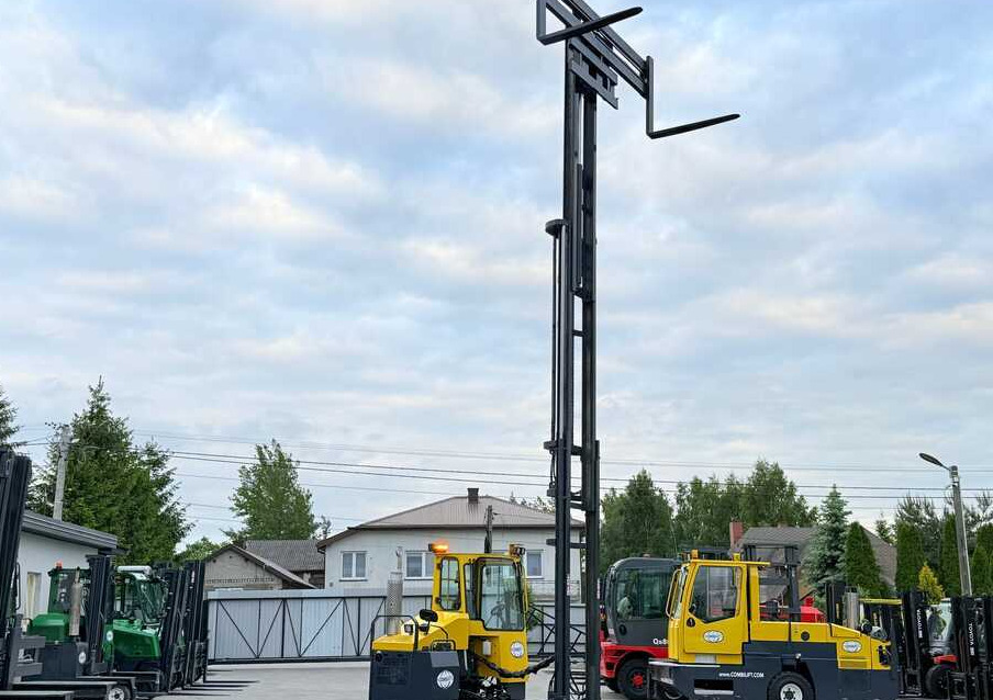 Négyutas tolóoszlopos targoncá Combilift C5000 / TRIPLEX 7500MM / WIDE FORK POSITIONER / FREE LIFT / NEW TYRES / HEATED CABIN: 40 kép.