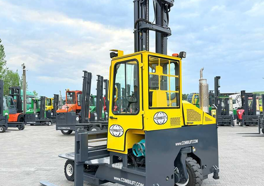 Négyutas tolóoszlopos targoncá Combilift C5000 / TRIPLEX 7500MM / WIDE FORK POSITIONER / FREE LIFT / NEW TYRES / HEATED CABIN: 10 kép.