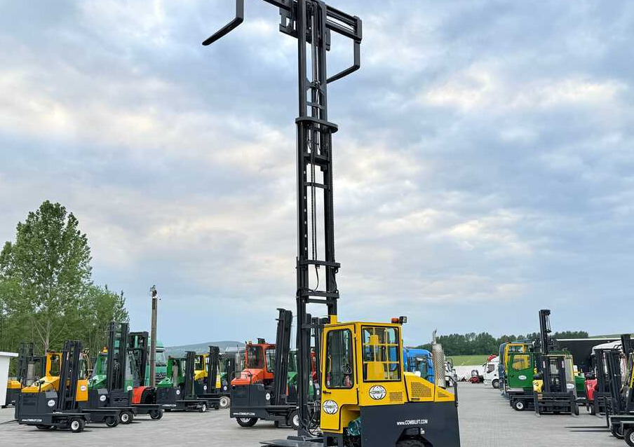 Négyutas tolóoszlopos targoncá Combilift C5000 / TRIPLEX 7500MM / WIDE FORK POSITIONER / FREE LIFT / NEW TYRES / HEATED CABIN: 37 kép.