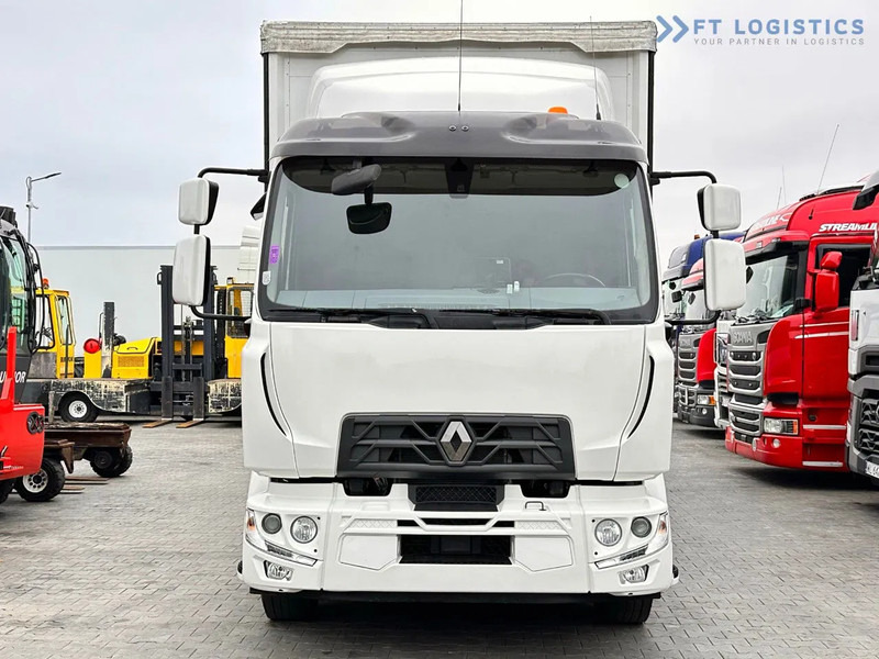 Renault Midlum 250 Renault D 250 / AUTOMATIC / 4X2 / 18 PALLETS / TAIL LIFT / SIDE BOARDS / curtainsider truck - Ponyvás teherautó: 3 kép. Renault Midlum 250 Renault D 250 / AUTOMATIC / 4X2 / 18 PALLETS / TAIL LIFT / SIDE BOARDS / curtainsider truck - Ponyvás teherautó: 3 kép.