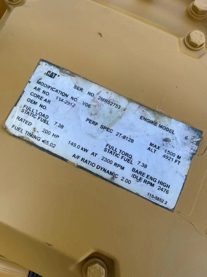 CATERPILLAR 3116 - Motor - Kotrógép: 5 kép. CATERPILLAR 3116 - Motor - Kotrógép: 5 kép.
