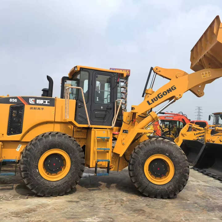 China Famous Brand LiuGong Medium-sized Wheel Loader LiuGong 856N Loader for Earthmoving, Mining, Construction for Sale - Gumikerekes homlokrakodó: 1 kép. China Famous Brand LiuGong Medium-sized Wheel Loader LiuGong 856N Loader for Earthmoving, Mining, Construction for Sale - Gumikerekes homlokrakodó: 1 kép.