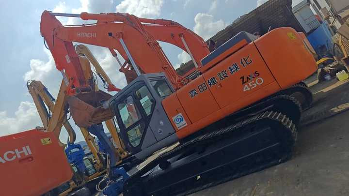 Original Japan Hitachi ZX450 Excavator Hitachi Excavator in Low Price for Hot Sale - Lánctalpas kotró: 4 kép. Original Japan Hitachi ZX450 Excavator Hitachi Excavator in Low Price for Hot Sale - Lánctalpas kotró: 4 kép.