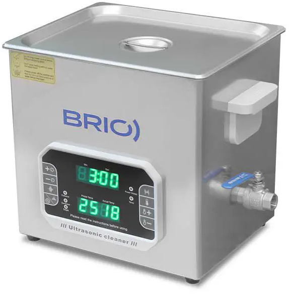 BRIO Ultrasonics BR-10 Lab Plus Ultrasonic parts washer - Ultrahangos tisztító: 1 kép. BRIO Ultrasonics BR-10 Lab Plus Ultrasonic parts washer - Ultrahangos tisztító: 1 kép.