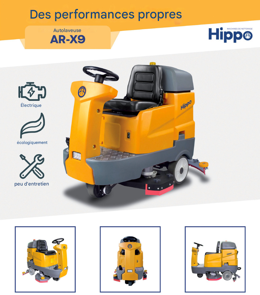 HIPPO AR-X9 - Utcaseprő gép: 1 kép. HIPPO AR-X9 - Utcaseprő gép: 1 kép.