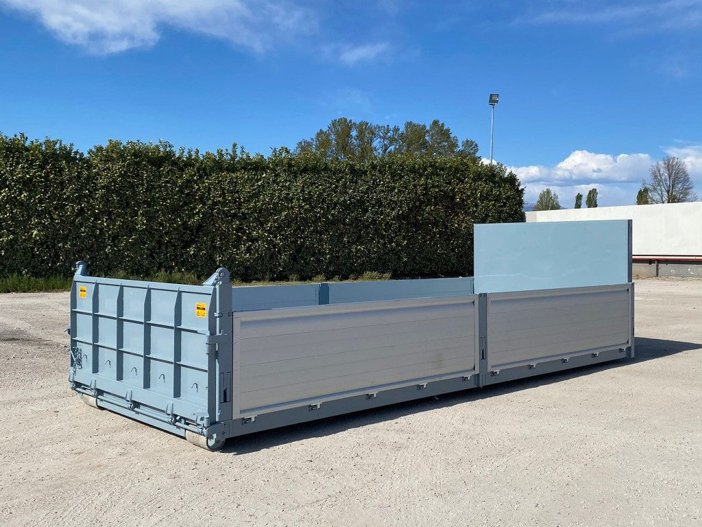 CONTAINER A PIANALE NUOVO CON SPONDE IN TR5 - Multiliftes konténer: 3 kép. CONTAINER A PIANALE NUOVO CON SPONDE IN TR5 - Multiliftes konténer: 3 kép.