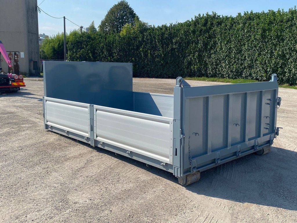 CONTAINER A PIANALE NUOVO CON SPONDE IN TR5 - Multiliftes konténer: 3 kép. CONTAINER A PIANALE NUOVO CON SPONDE IN TR5 - Multiliftes konténer: 3 kép.