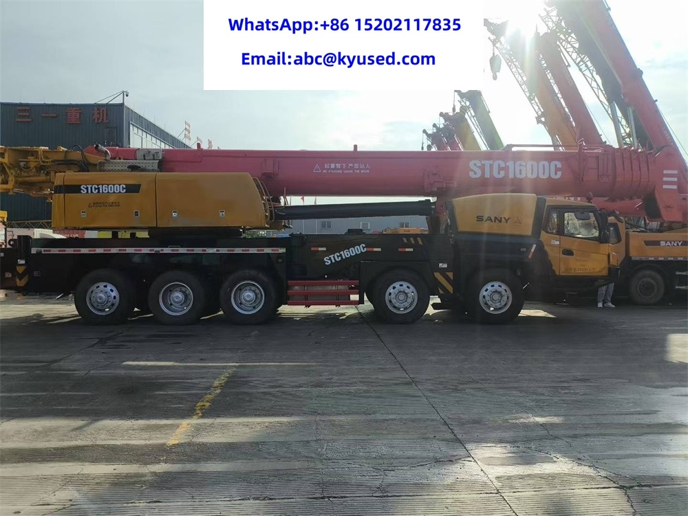 SANY STC1000 STC1300 STC1600 100T 130T 160TON TRUCK MOBILE CRANE - Autódaru: 4 kép. SANY STC1000 STC1300 STC1600 100T 130T 160TON TRUCK MOBILE CRANE - Autódaru: 4 kép.