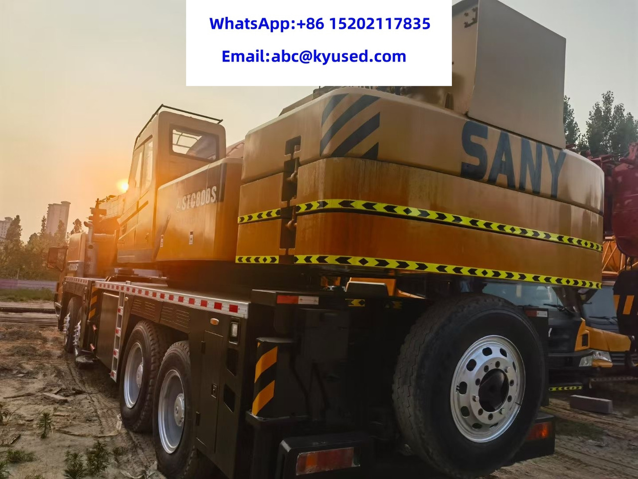 SANY STC800 STC750S STC500S STC1000 STC1600 STC1800 80 TON TRUCK CRANE - Autódaru: 3 kép. SANY STC800 STC750S STC500S STC1000 STC1600 STC1800 80 TON TRUCK CRANE - Autódaru: 3 kép.