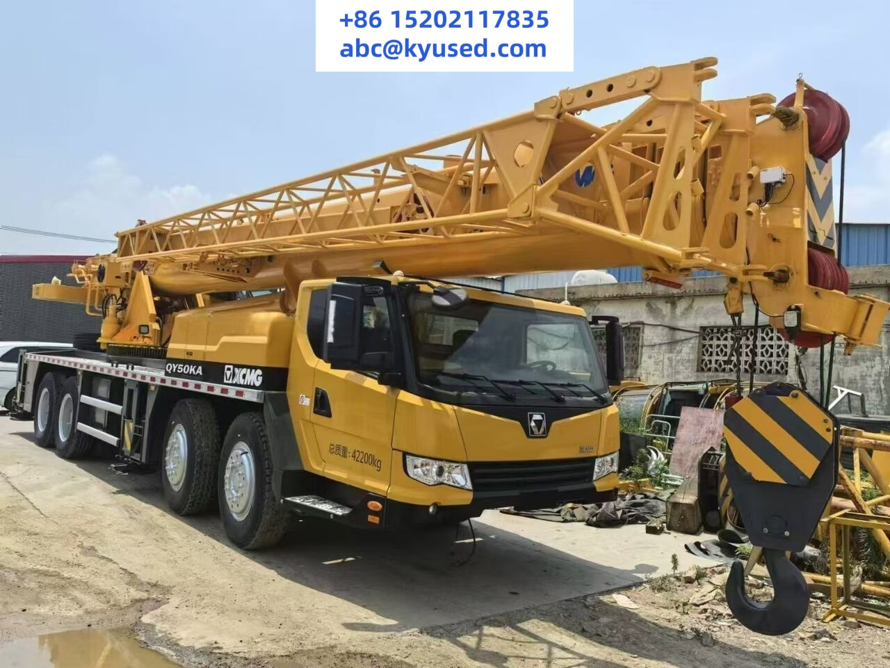 XCMG XCT50 - Autódaru: 3 kép. XCMG XCT50 - Autódaru: 3 kép.