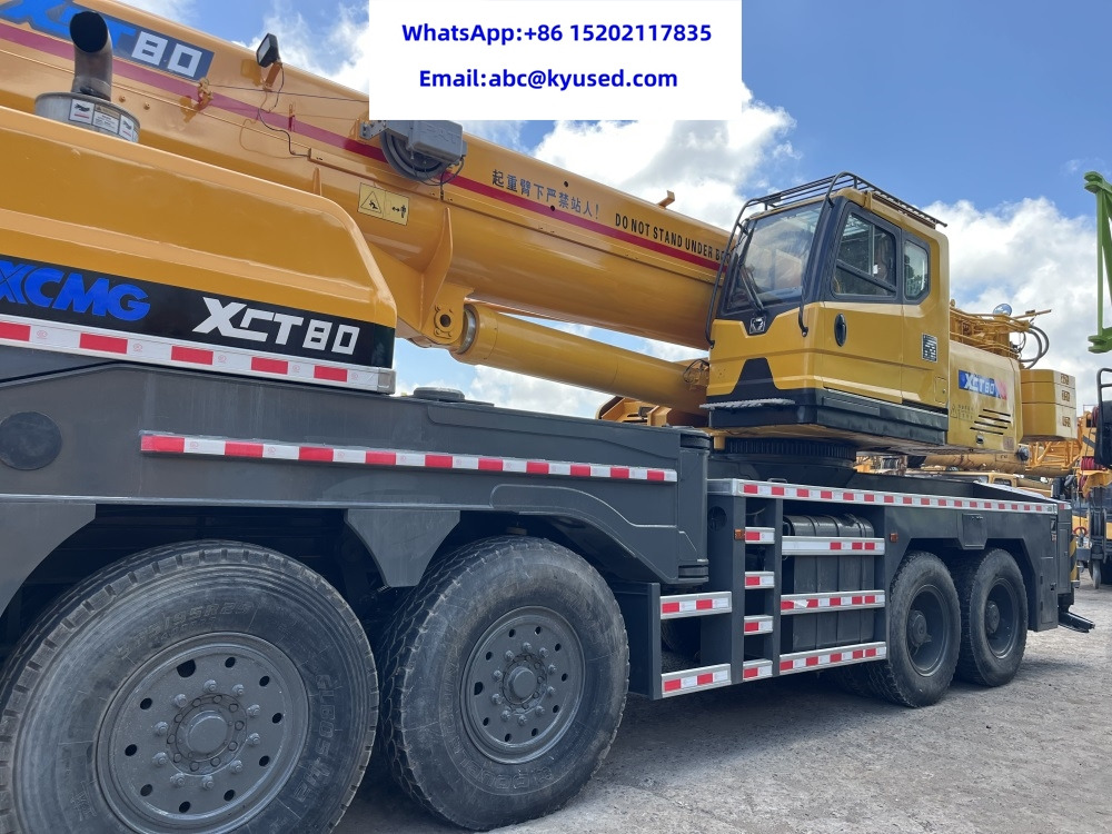 Autódaru XCMG XCT80 XCT80L5 QY80K XCT85 XCT90 80TONS 85TON 90TON CRANE: 6 kép.