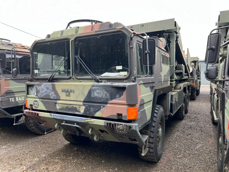 MAN KAT 6X6 ANTENNE 34MTR DORNIER 25.422DFAEG - Teherautó: 1 kép. MAN KAT 6X6 ANTENNE 34MTR DORNIER 25.422DFAEG - Teherautó: 1 kép.