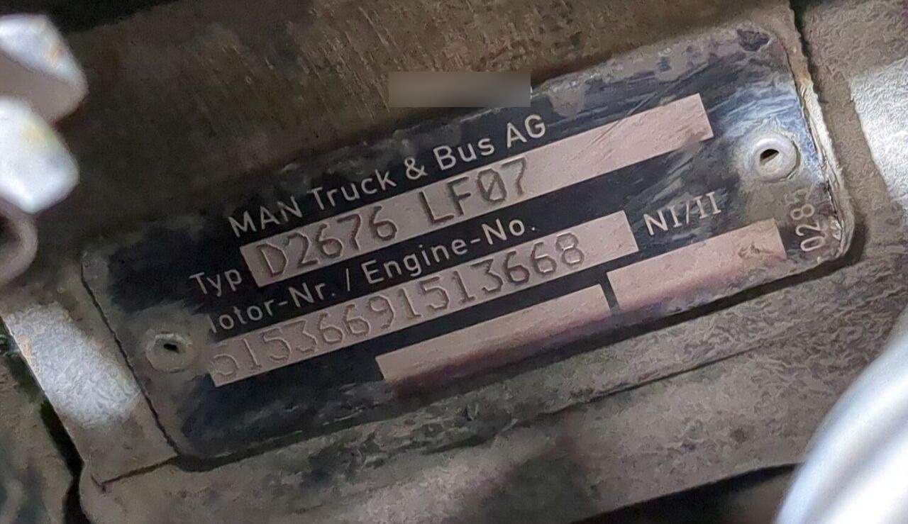 MAN D2676 LF07 MAN TGA, TGS, TGX - Motor - Teherautó: 2 kép. MAN D2676 LF07 MAN TGA, TGS, TGX - Motor - Teherautó: 2 kép.