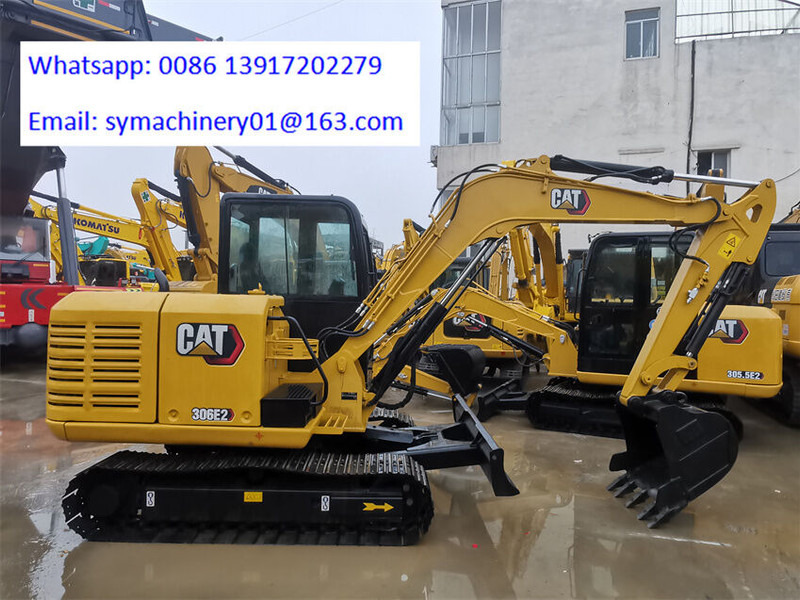 Minikotró Caterpillar 306E2: 7 kép.