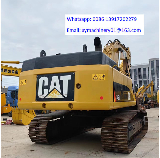 Caterpillar 345D - Lánctalpas kotró: 1 kép. Caterpillar 345D - Lánctalpas kotró: 1 kép.