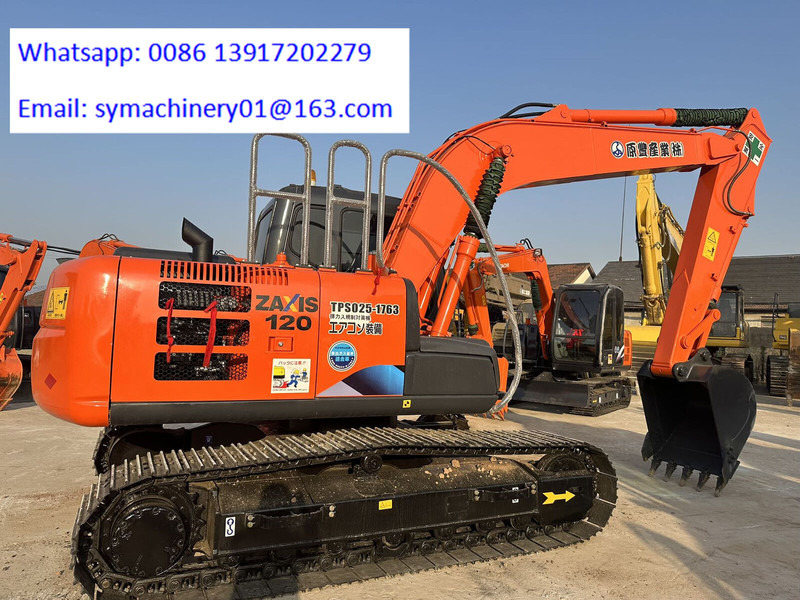 Hitachi ZX120 - Minikotró: 1 kép. Hitachi ZX120 - Minikotró: 1 kép.