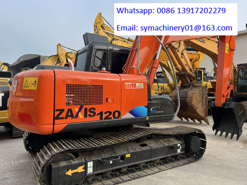 Hitachi ZX120 - Minikotró: 1 kép. Hitachi ZX120 - Minikotró: 1 kép.