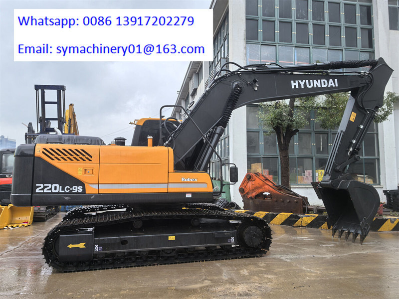 Hyundai R220LC-9S - Lánctalpas kotró: 2 kép. Hyundai R220LC-9S - Lánctalpas kotró: 2 kép.