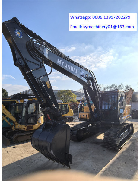 Hyundai R220LC-9S - Lánctalpas kotró: 3 kép. Hyundai R220LC-9S - Lánctalpas kotró: 3 kép.