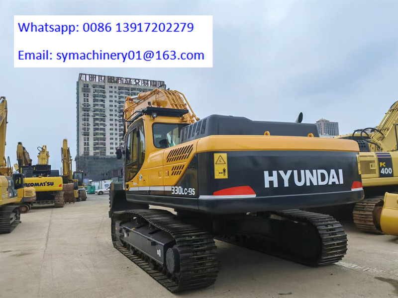 Lánctalpas kotró Hyundai R330LC-9S: 7 kép.