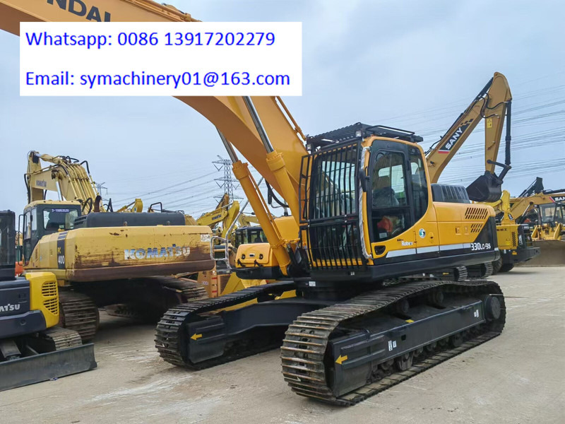 Lánctalpas kotró Hyundai R330LC-9S: 6 kép.