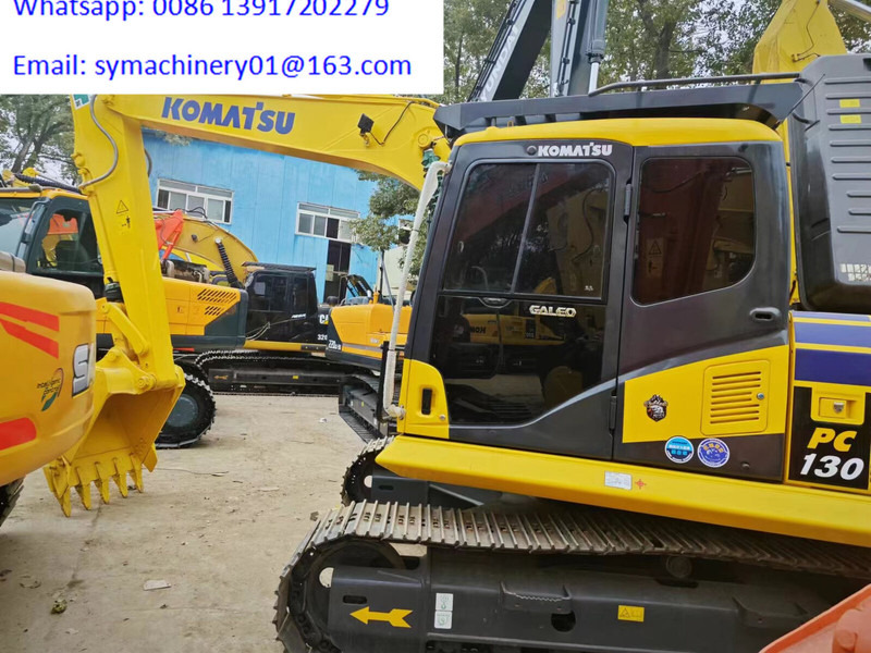 Lánctalpas kotró Komatsu PC130: 11 kép. Lánctalpas kotró Komatsu PC130: 11 kép.