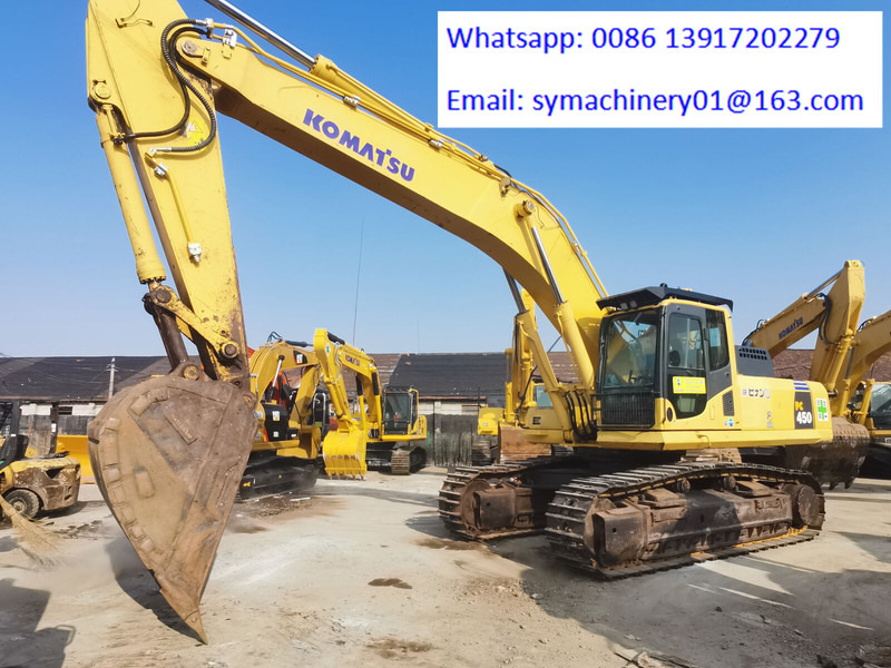 Komatsu PC450-8 - Lánctalpas kotró: 2 kép. Komatsu PC450-8 - Lánctalpas kotró: 2 kép.