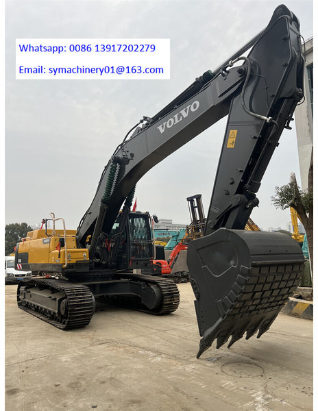 Volvo EC480DL - Lánctalpas kotró: 4 kép. Volvo EC480DL - Lánctalpas kotró: 4 kép.