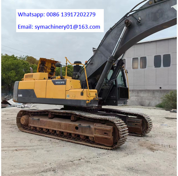 Volvo EC480DL - Lánctalpas kotró: 3 kép. Volvo EC480DL - Lánctalpas kotró: 3 kép.