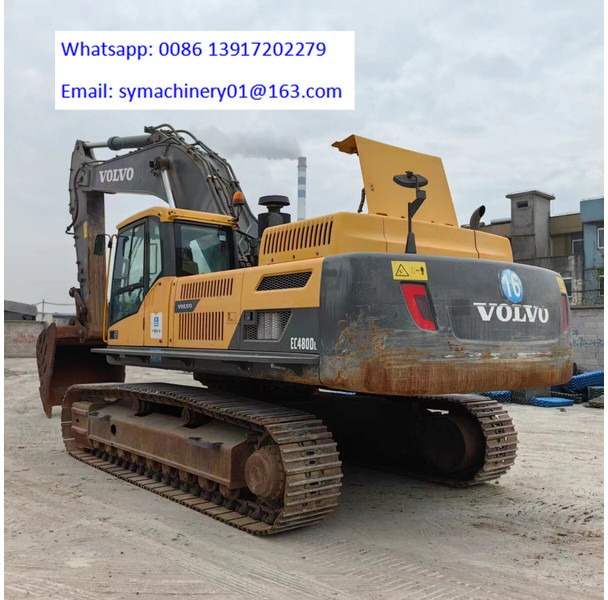 Volvo EC480DL - Lánctalpas kotró: 2 kép. Volvo EC480DL - Lánctalpas kotró: 2 kép.