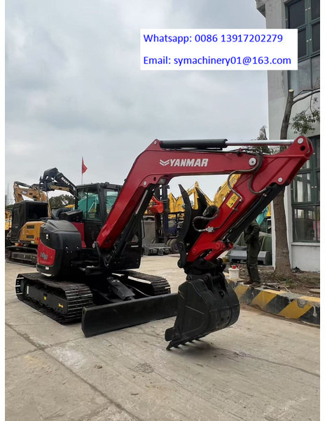Yanmar Vio 80 - Lánctalpas kotró: 1 kép. Yanmar Vio 80 - Lánctalpas kotró: 1 kép.