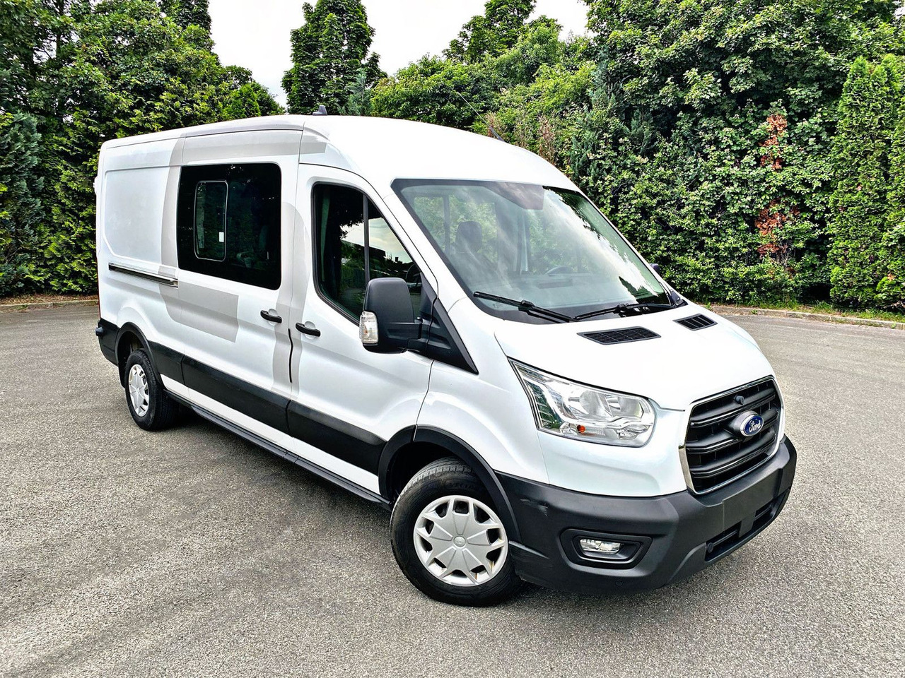 Ford Transit 350 L3H2 Trend|6Sitzer|Kamera|AHK|PDC|19 - Furgon, Duplakabinos kisteherautó: 1 kép. Ford Transit 350 L3H2 Trend|6Sitzer|Kamera|AHK|PDC|19 - Furgon, Duplakabinos kisteherautó: 1 kép.