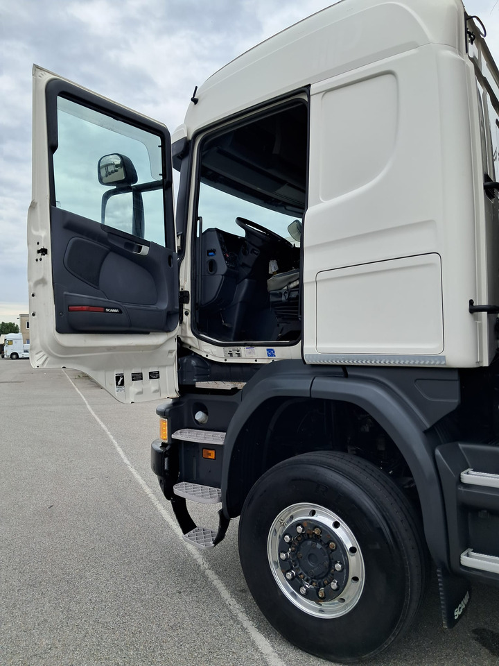 Rönkszállító teherautó, Darus autó SCANIA G 490 6x6 Blatt-Blatt | Klima | Schaltgetriebe | Euro 6 | Penz-Kran 12Z |: 16 kép.