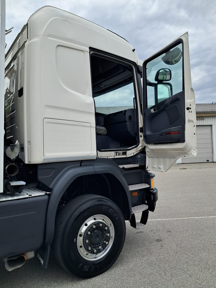 Rönkszállító teherautó, Darus autó SCANIA G 490 6x6 Blatt-Blatt | Klima | Schaltgetriebe | Euro 6 | Penz-Kran 12Z |: 23 kép.