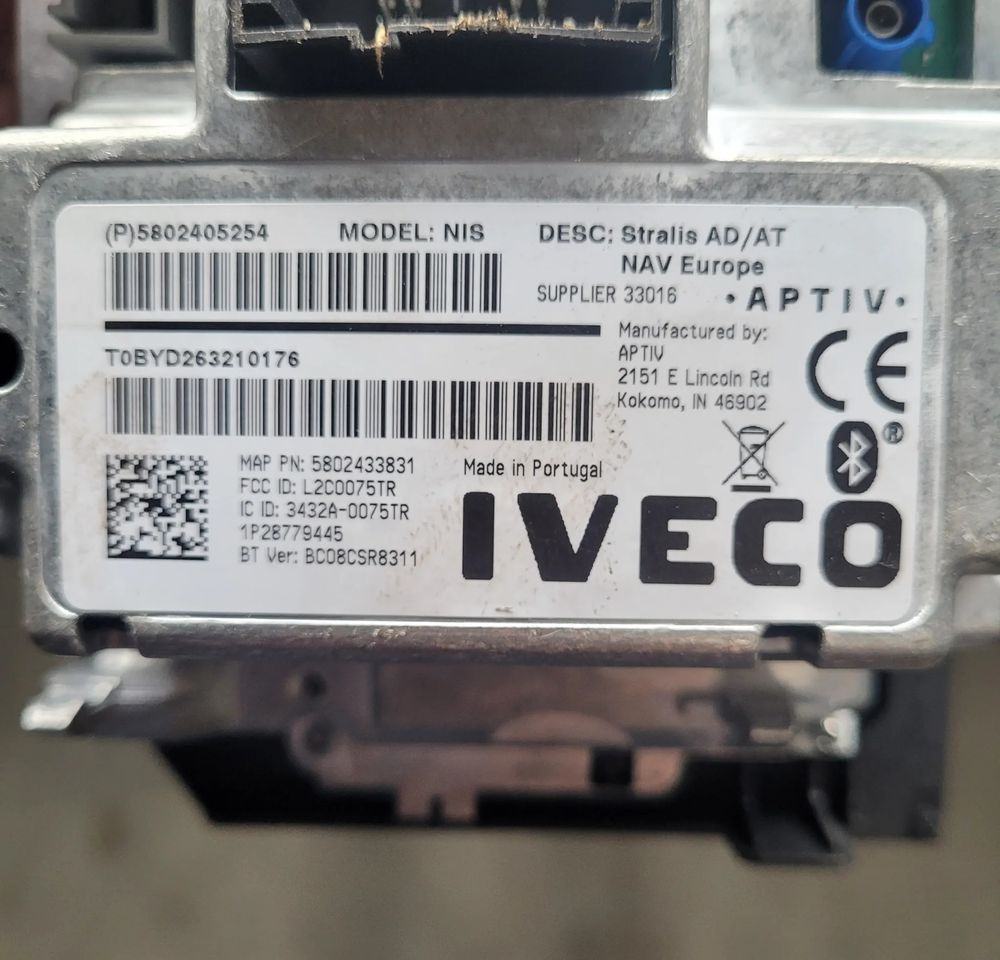 RADIO NAWIGACJA IVECO STRALIS 5802405254 - Navigációs rendszer - Teherautó: 2 kép. RADIO NAWIGACJA IVECO STRALIS 5802405254 - Navigációs rendszer - Teherautó: 2 kép.