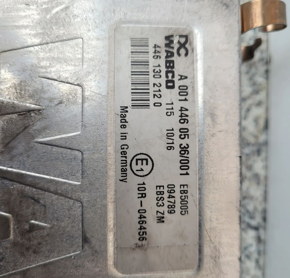 STEROWNIK WABCO MERCEDES ACTROS A0014460536/001 CHWALIM116 - ECU - Teherautó: 2 kép. STEROWNIK WABCO MERCEDES ACTROS A0014460536/001 CHWALIM116 - ECU - Teherautó: 2 kép.