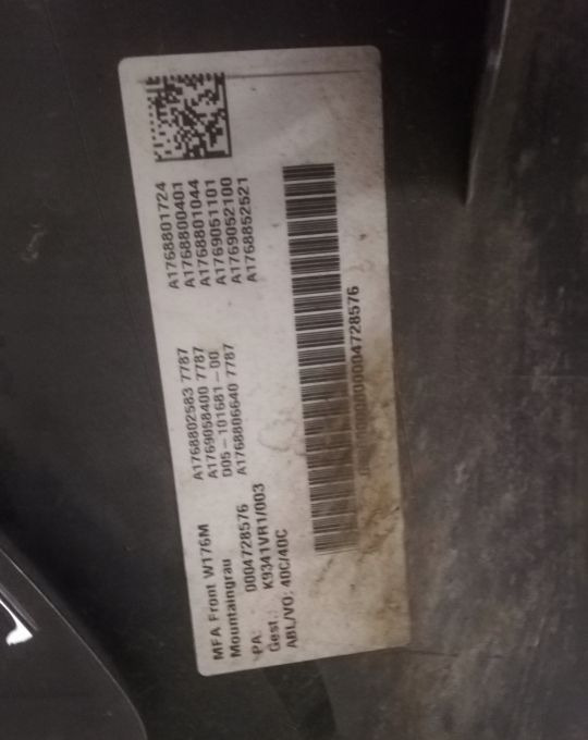 ZDERZAK MERCEDES A klasa A176 880 25 83 77 87 - Lökhárító: 4 kép. ZDERZAK MERCEDES A klasa A176 880 25 83 77 87 - Lökhárító: 4 kép.
