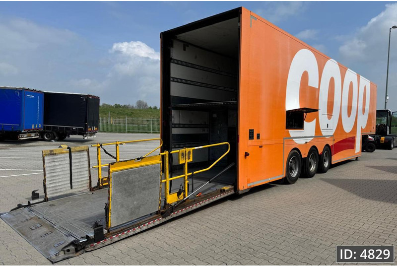 BURGERS Double-Deck / Steering axle / Tail lift / 7 pieces - Félpótkocsi dobozos: 5 kép. BURGERS Double-Deck / Steering axle / Tail lift / 7 pieces - Félpótkocsi dobozos: 5 kép.