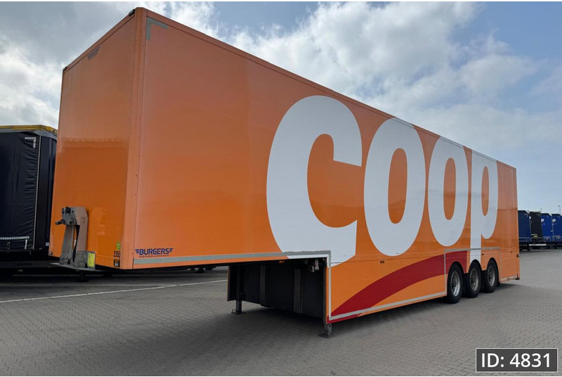 BURGERS Double-Deck / Steering axle / Tail lift / Racing / 5 pieces - Félpótkocsi dobozos: 1 kép. BURGERS Double-Deck / Steering axle / Tail lift / Racing / 5 pieces - Félpótkocsi dobozos: 1 kép.